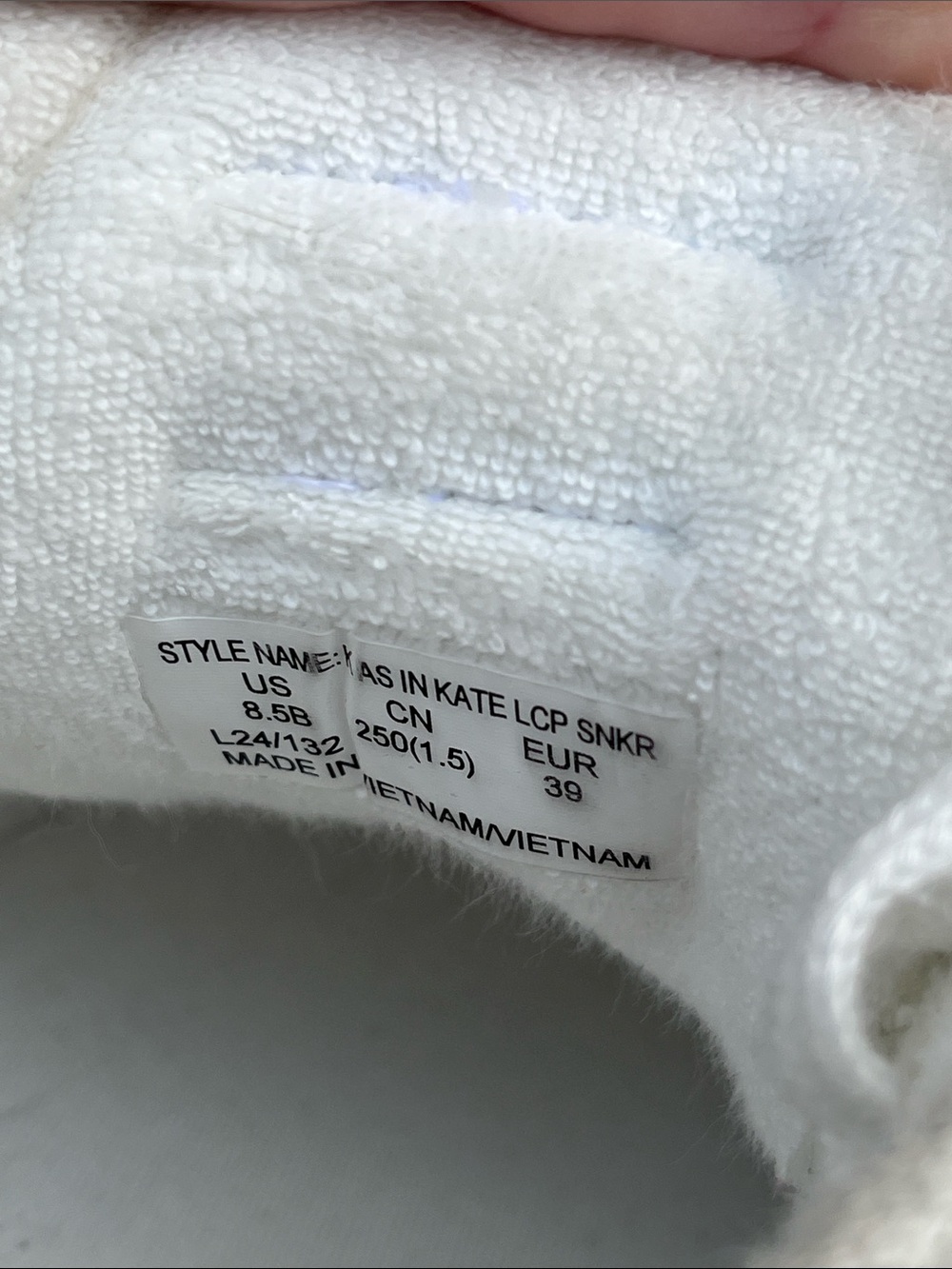 Kate spade K for Kate leather sneakers size 8-1\2 B. - Picture 7 of 9